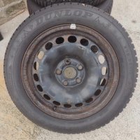 Зимна гума Dunlop 205/55/16 от VW 5x112, снимка 2 - Гуми и джанти - 43407831