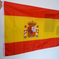 Ново Знаме на Испания Мадрид Кралство герб символ флаг крал , снимка 2 - Други - 36926704