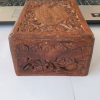 Антикварна дървена кутийка , снимка 5 - Антикварни и старинни предмети - 38028409