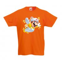 Детска тениска Супер Марио Super Mario 15, снимка 5 - Детски Блузи и туники - 33081733