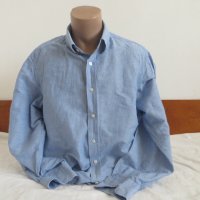 Мъжка риза с дълъг ръкав от лен Marks & Spencer  , снимка 1 - Ризи - 26518382