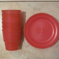 Комплект от 6 чинийки и 6 чаши - България, снимка 6 - Други - 35366331