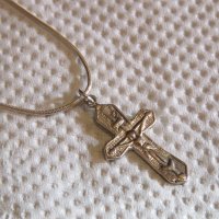 сребърен кръст разпятие  Исус Христос  със сериен номер - притежавайте този кръс, снимка 2 - Колиета, медальони, синджири - 35058399