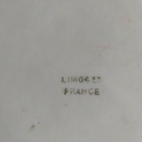 Порцеланово подносче Limoges France 12 х 12 см, снимка 3 - Антикварни и старинни предмети - 44020079