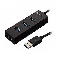 USB Хъб USB3.0 DigitalOne SP00099  -4 изхода черен става и за PS4,  XBox USB Разклонител , снимка 2 - Други - 35042840