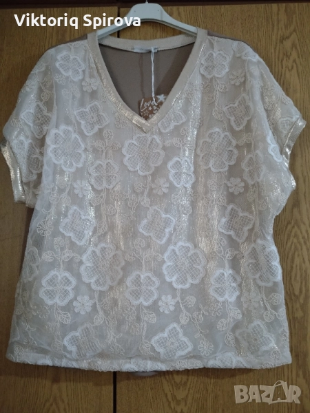 Нова дантелена блуза , снимка 1