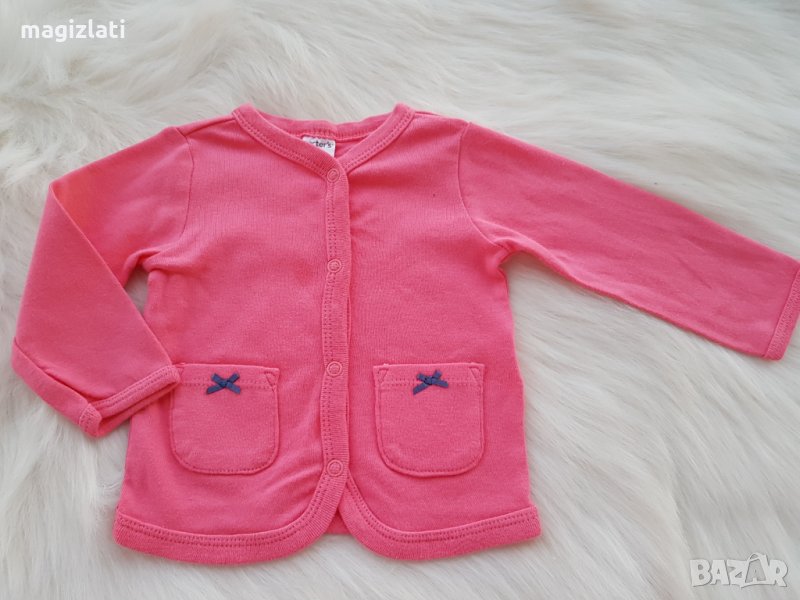 Нова памучна жилетка Carter*s 3-6 месеца, снимка 1