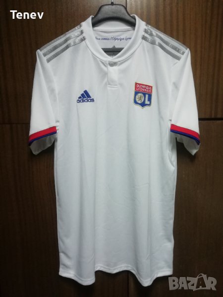 OLYMPIQUE LYONNAIS LYON ADIDAS НОВА ОРИГИНАЛНА ФУТБОЛНА ТЕНИСКА ФЛАНЕЛКА L, снимка 1