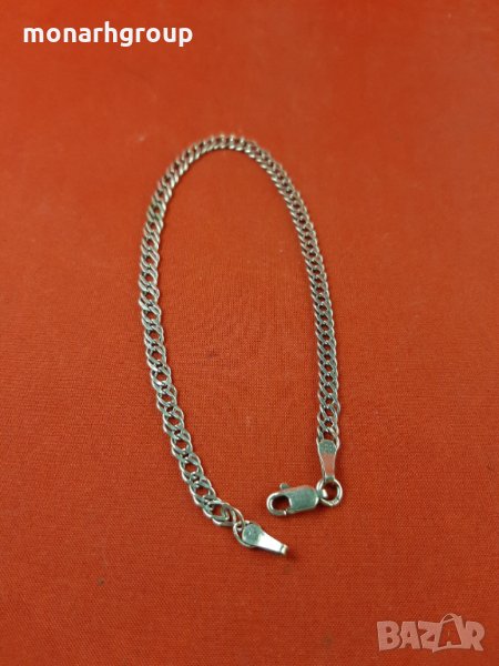 Сребърна гривна , снимка 1