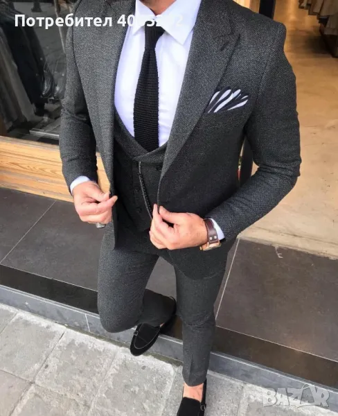 Чисто нов мъжки костюм, снимка 1
