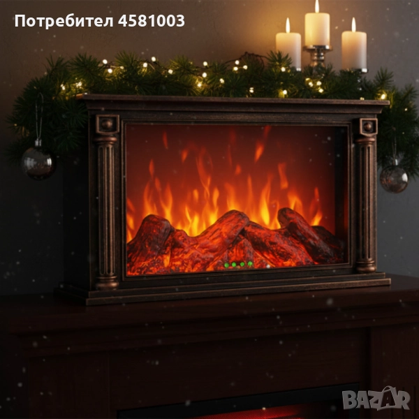LED камина с ефект на тлеещи въглени , снимка 1