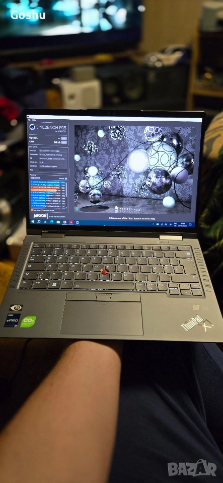 Lenovo x1 yoga gen7(i7 1265u/ 32gb/512gb), снимка 1
