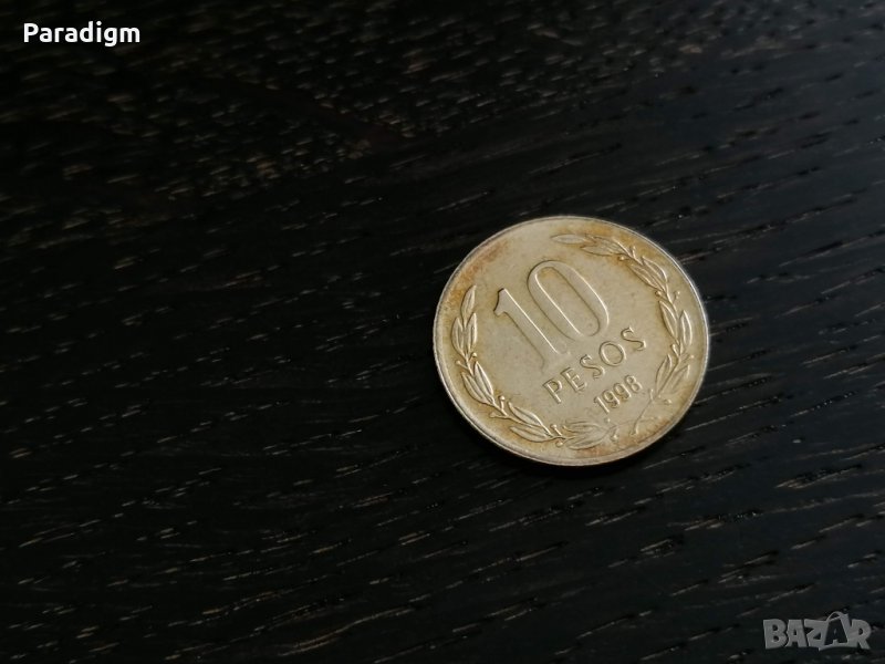 Монета - Чили - 10 песос | 1998г., снимка 1