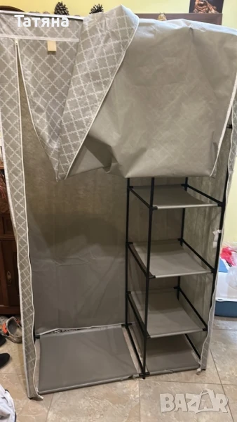 Гардероб от плат, текстил , размери 175х97х45, снимка 1