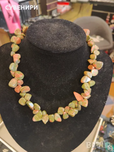 Колие от Унакит , снимка 1