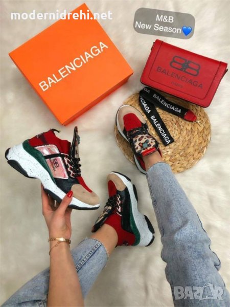 Дамски спортни обувки и чанта Balenciaga код 01, снимка 1