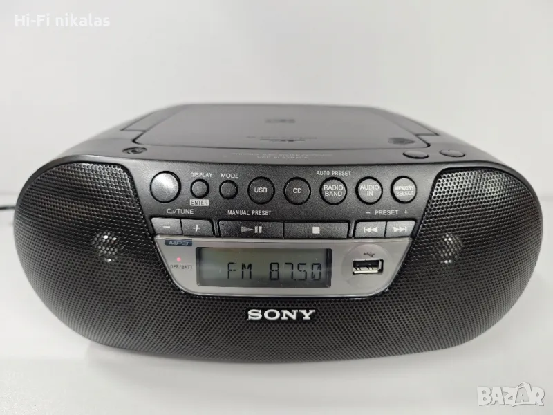 FM радио MP3 CD плейър USB четец SONY ZS-PS30CP, снимка 1