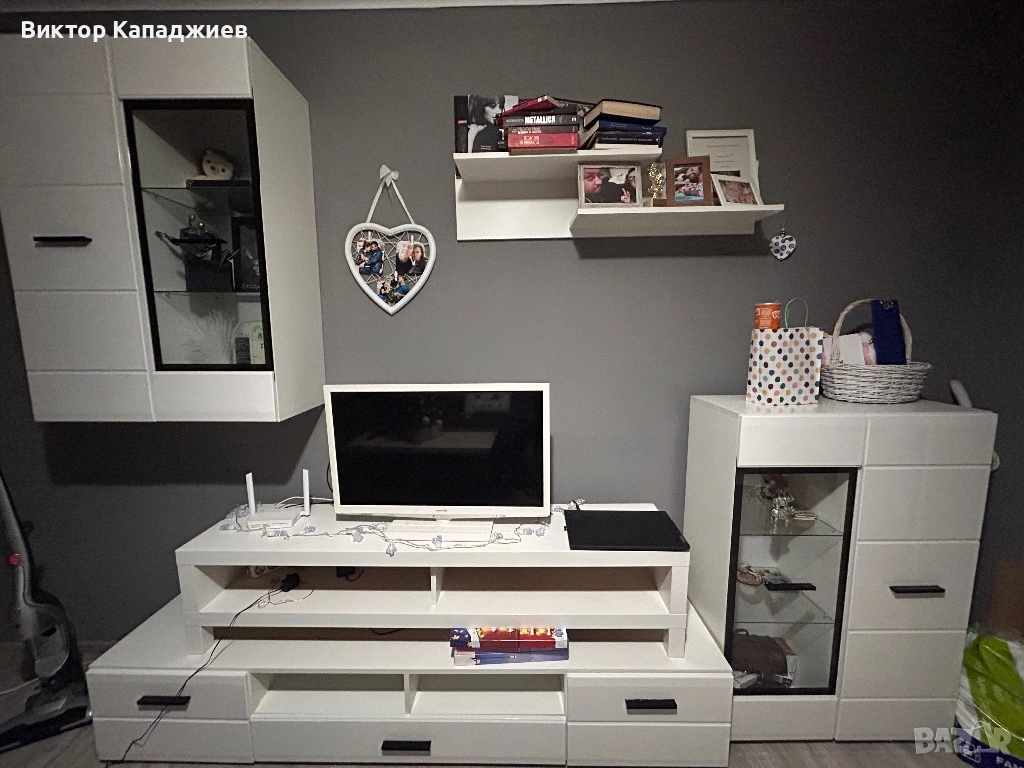 Модулна холна секция с телевизор, снимка 1