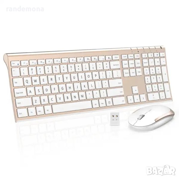 Комплект безжични клавиатура и мишка Ultra Slim 2,4GHz, снимка 1