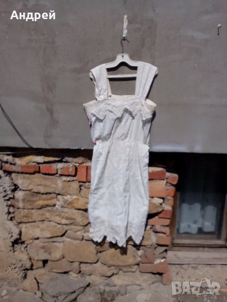 Старинна кенарена риза,рокля,комбинезон, снимка 1