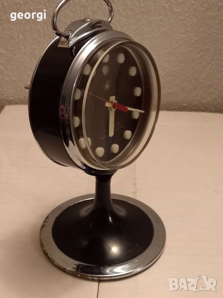 Стар китайски механичен часовник будилник , снимка 1