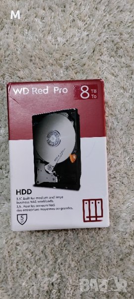 Wd red pro 8tb хард диск hard disk, снимка 1