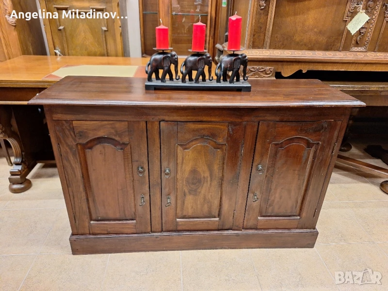 Античен комод, скрин, шкаф орех, снимка 1