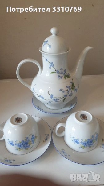 Красив порцеланов сервиз за двама. , снимка 1