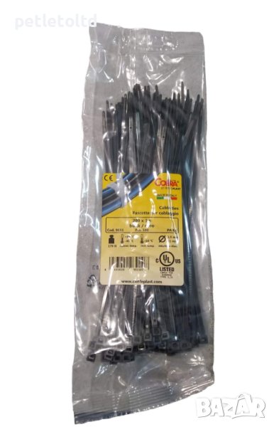Кабелни превръзки 200 мм Х 3,6 мм - пакет 100 бр , снимка 1