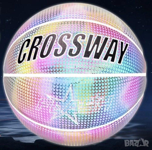 🏀 Холографна баскетболна топка  , снимка 1
