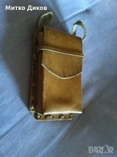 Калъвче за колан за цигари 100мм-естествена кожа 110х65х25мм, снимка 1