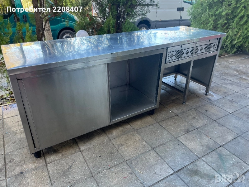 Работна маса неръждавейка, снимка 1