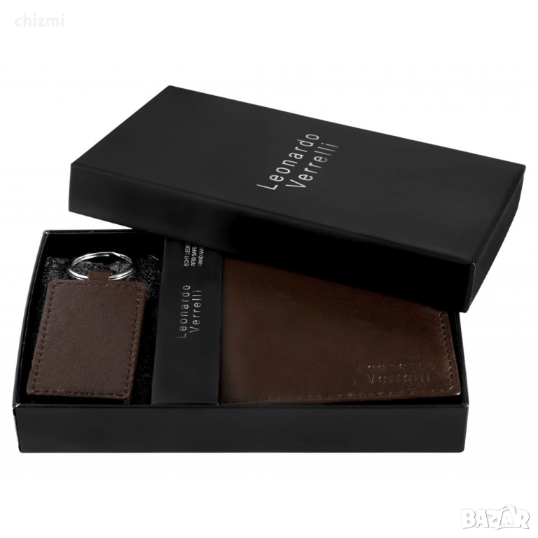 Leonardo Verrelli Подаръчни комплекти с чантички и портфейли, снимка 1