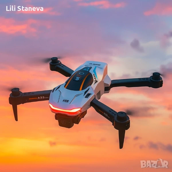 Сгъваем дрон A88 с двойна 1080P камера и интелигентни функции, за управление. , снимка 1
