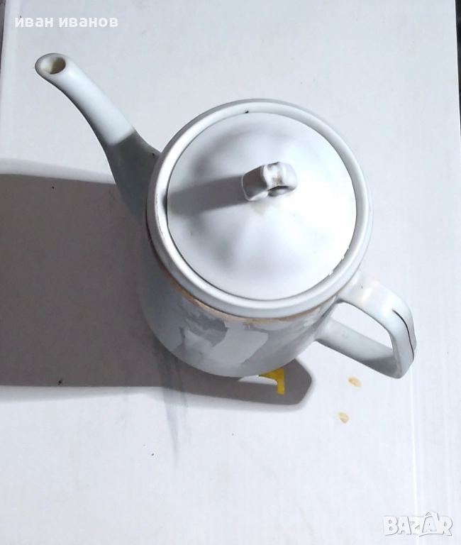 порцеланов чайник , снимка 1