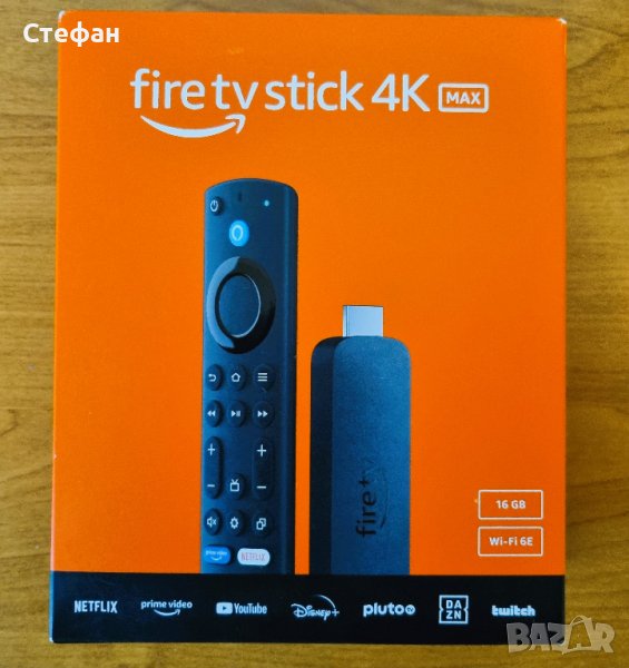 НОВ Amazon Fire TV stick 4K MAX - 16 Gb, снимка 1