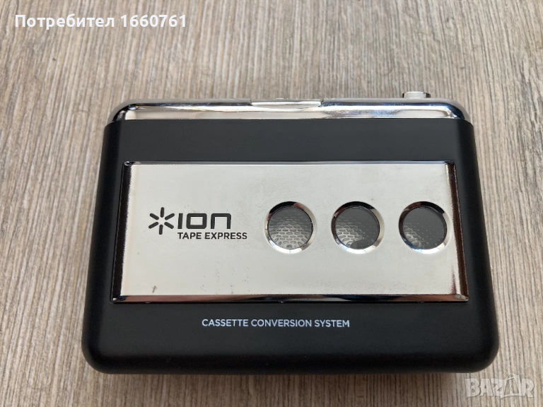 нов уокмен конвертор на аналогов към цифров аудиозапис ION TAPE EXPRESS TAPE-TO-MP3-CONVERTER/PLAYER, снимка 1