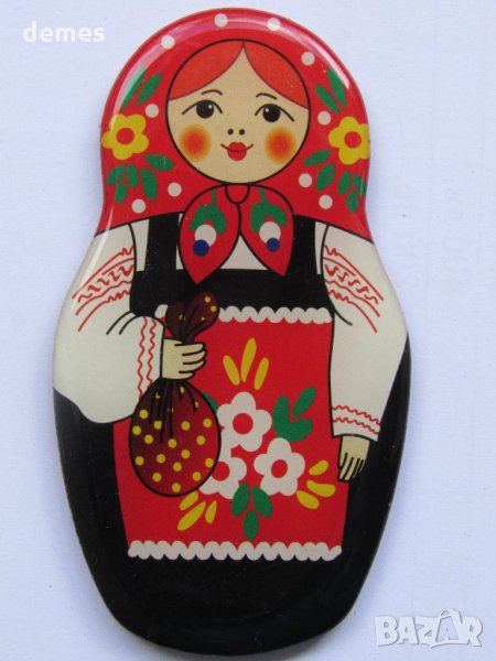 Автентичен магнит-матрьошка от Русия-серия, снимка 1
