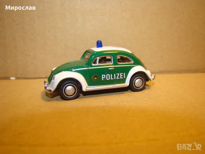 1:72 HONGWELL VW BEETLE POLICE ПОЛИЦИЯ КОЛИЧКА МОДЕЛ, снимка 1