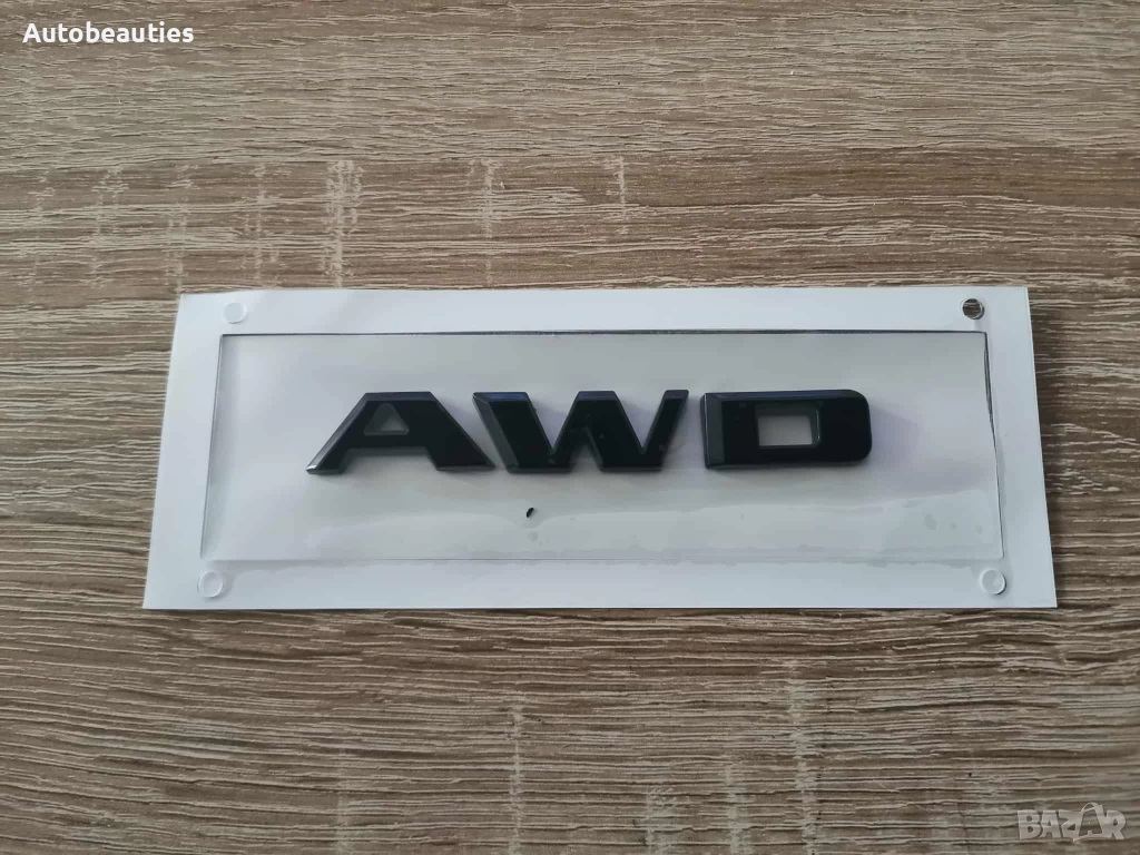 черно лого Cadillac AWD, снимка 1