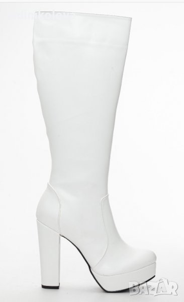Нови бели ботуши, снимка 1