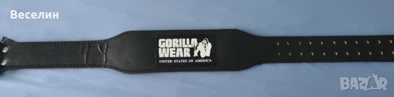 Нов кожен колан за фитнес Gorilla wear , снимка 1
