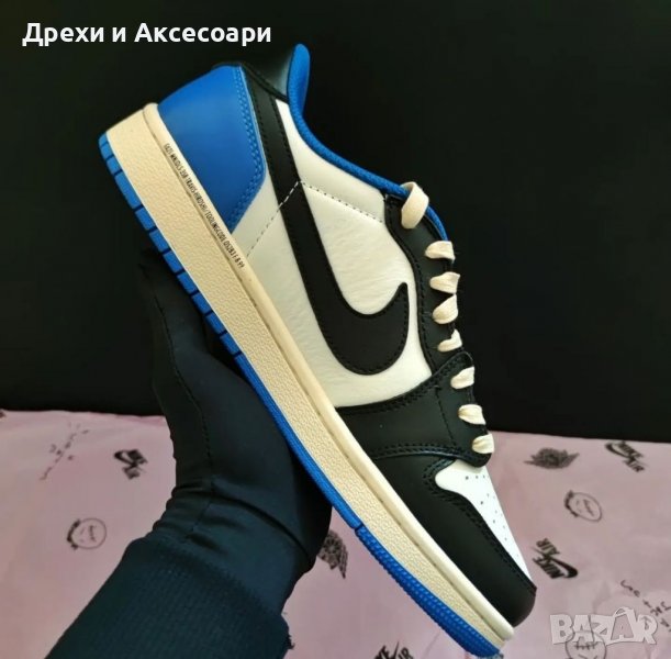Нови Оригинални Nike Low 1 Travis Scott Fragments Cactus Jack маратонки размер 43 номер, снимка 1