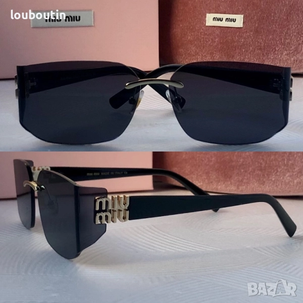 Miu 2025 дамски слънчеви очила 2 цвята правоъгълни, снимка 1
