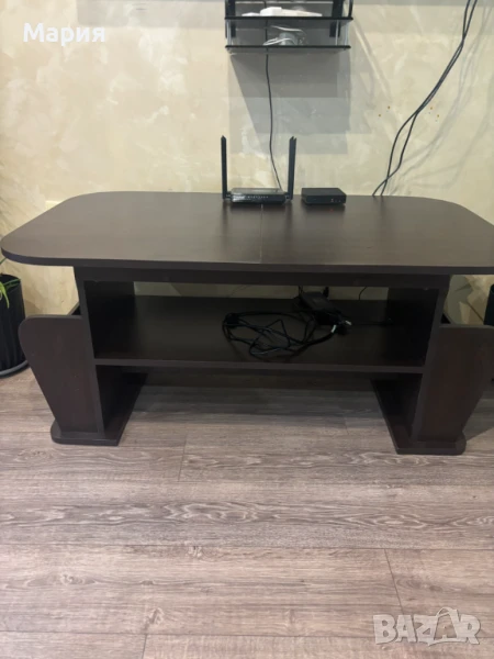 Дървена холна маса, снимка 1