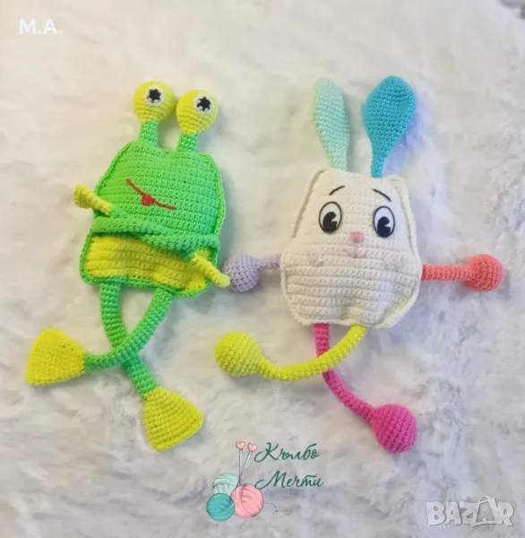 Интерактивни играчки - дрънкалки за бебе, ръчна изработка , снимка 1