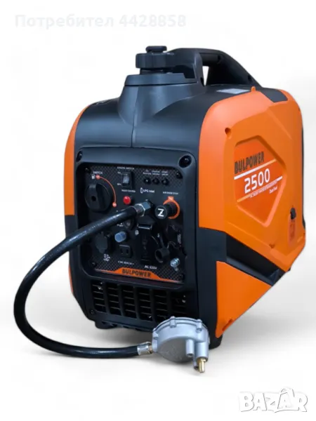 Инверторен Генератор За Ток На Газ 2,4 KW Модел 2500I Монофазен, снимка 1