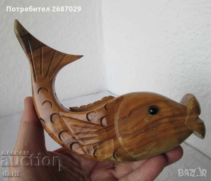  красива  риба, риби, дърво, метал, керамика, порцелан, снимка 1