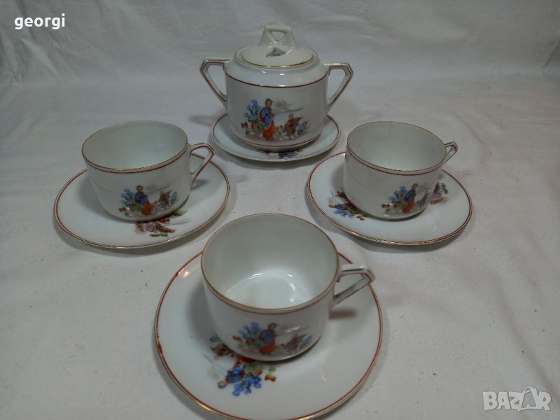 Стар порцеланов сет Union T china porcelain Czechoslovakia , снимка 1