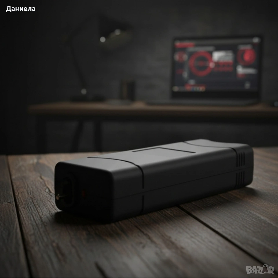 Устройство за самозащита - електрошок 5000K V и LED фенер – компактно, презареждаемо, снимка 1